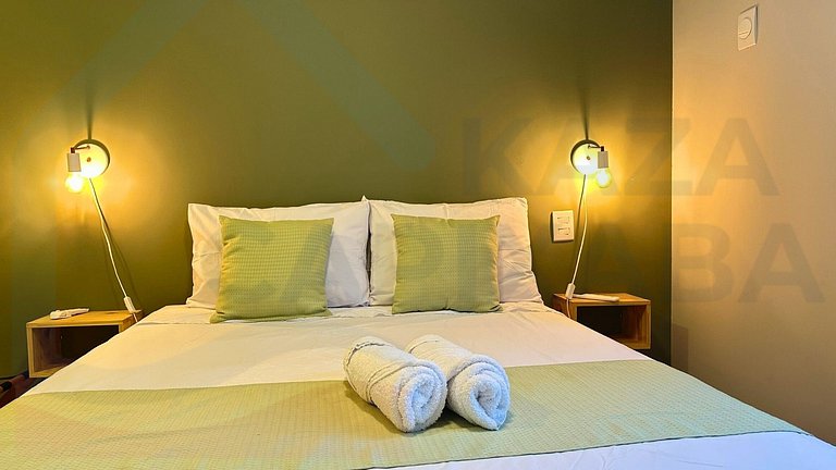 Vista p/ o Mar - Amplo apto de 2 quartos.