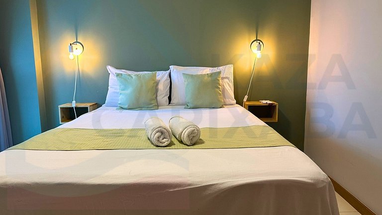 Vista p/ o Mar - Amplo apto de 2 quartos.